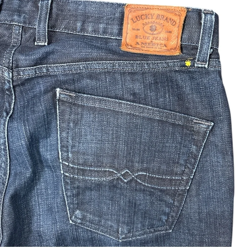 Lucky Brand Men's 221 Original Straight Classic Jeans Blue Mid Rise Denim 36x32